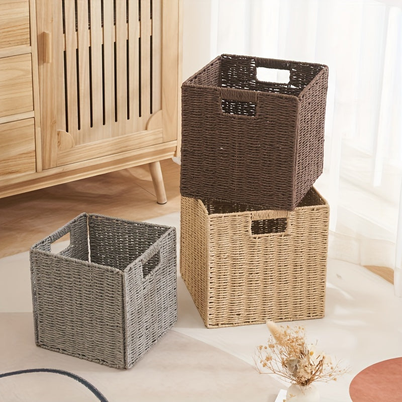 Versatile Foldable Basket Foldable Storage Basket - Versatile Perfect for Bedroom, Living Room & Dorm Organization
